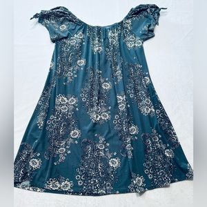 Vestique Floral Pattern Midi Dress Womens Size Small